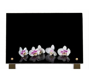Plaque Funéraires Magnifiques Orchidées - Plaque Décès Orchidées • Phénix