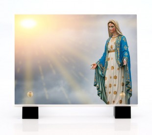 Plaque Funéraire Marie • Plaque Funéraire Vierge Marie • Phénix