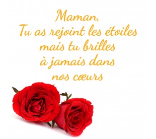 Galet Funéraire Roses Rouges - Galet Funéraire Pas Cher • plaquefunerairepersonnalisee.fr by Phénix