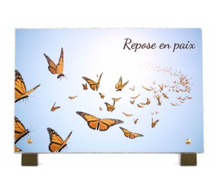 Nos Bonnes Affaires Plaque Funéraire Magnifique Papillon • plaquefunerairepersonnalisee.fr by Phénix