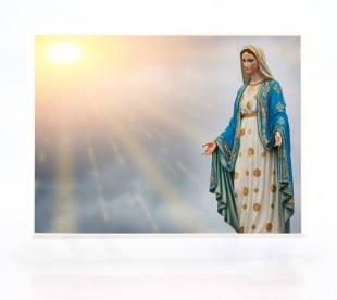 Plaque Funéraire Marie • Plaque Funéraire Vierge Marie 4