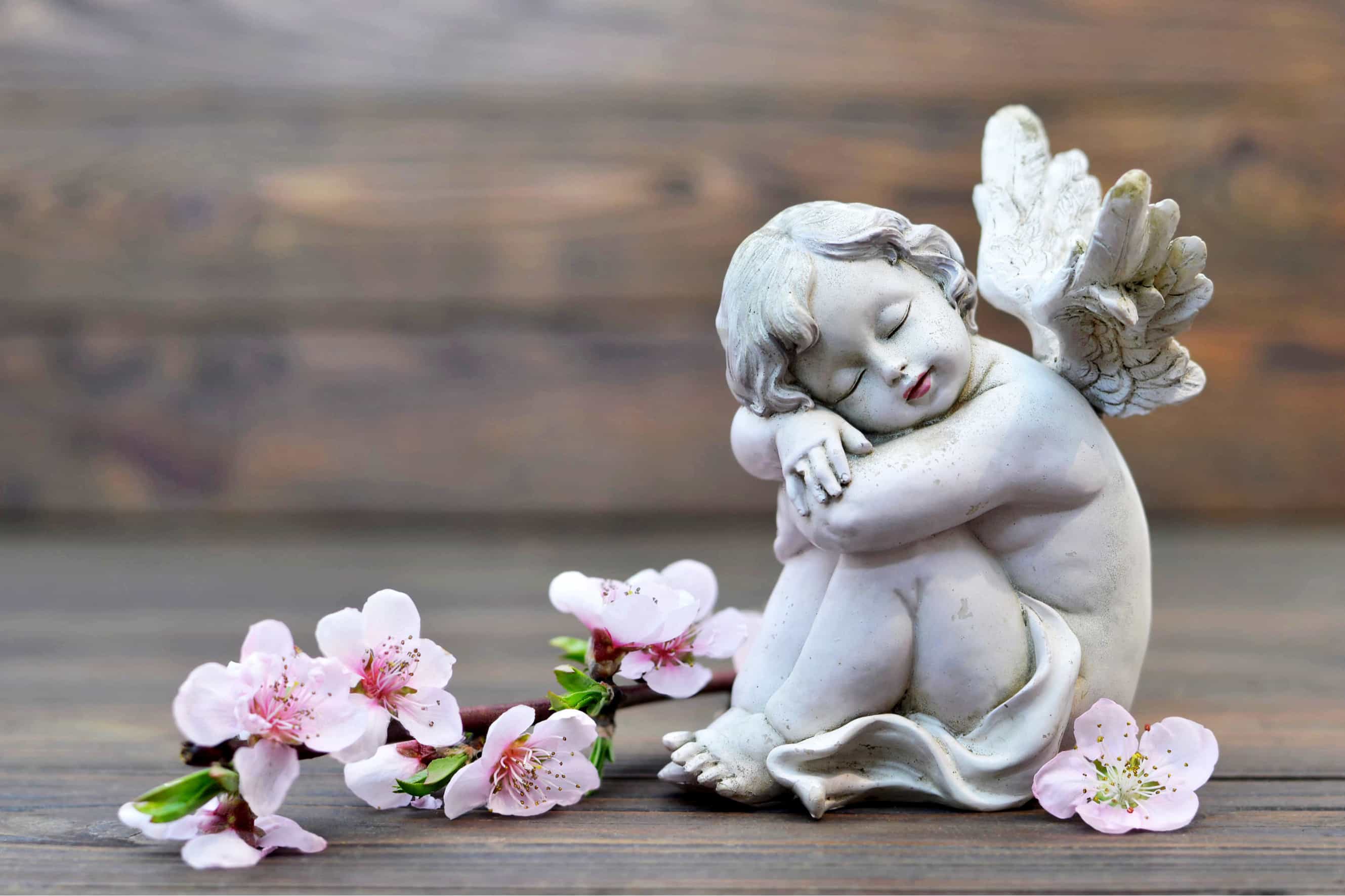 Plaque d'ange commémorative, ornement de jardin, hommage angélique
